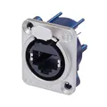 Neutrik etherCON Einbaubuchse D-Serie schwarz RJ45