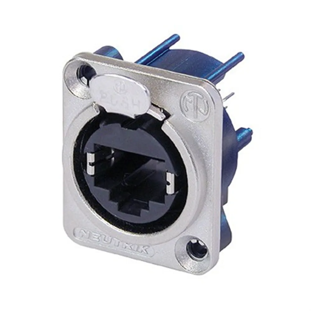 Neutrik etherCON Einbaubuchse D-Serie schwarz RJ45