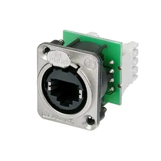 Neutrik etherCON Einbaubuchse RJ45 Metall, CAT5e