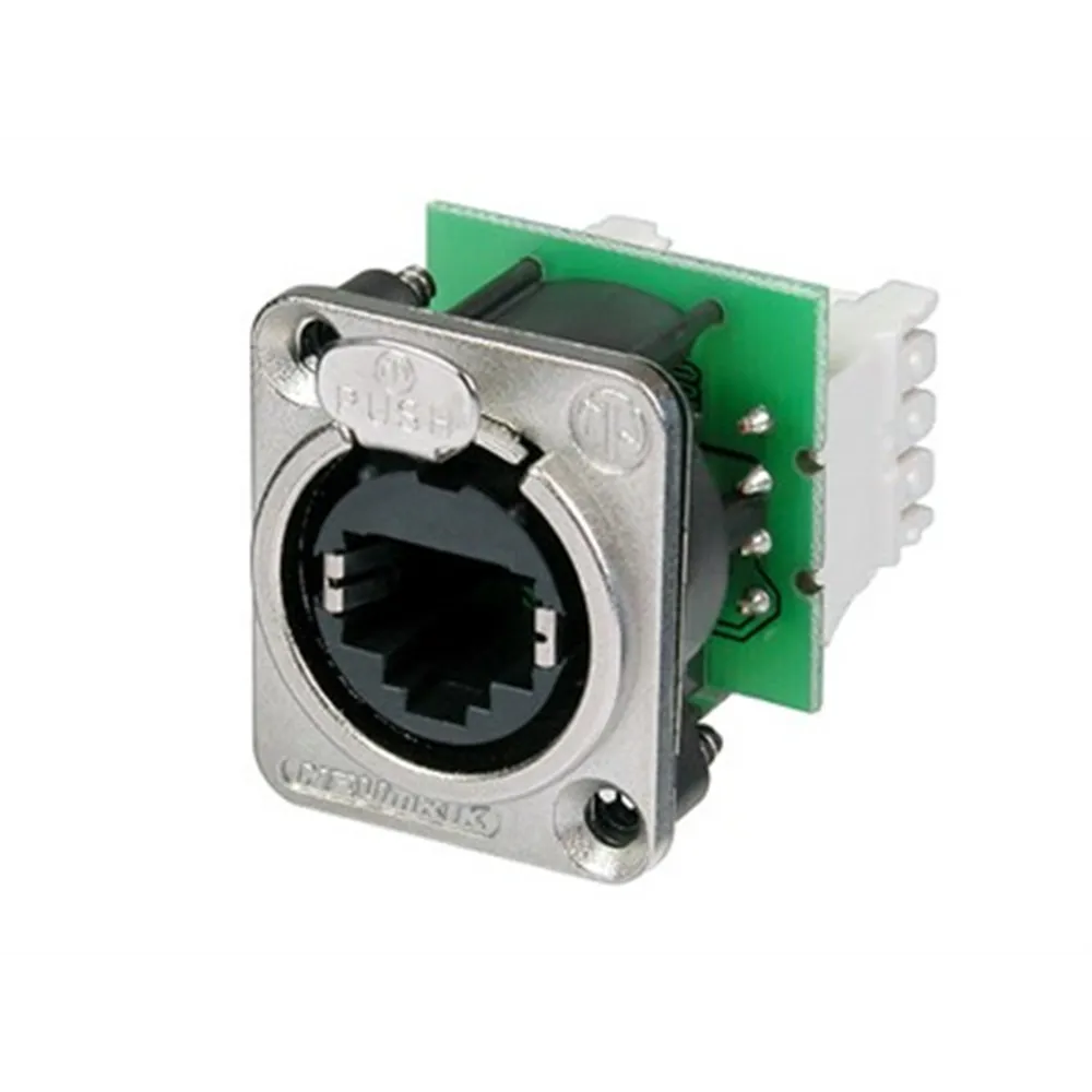 Neutrik etherCON Einbaubuchse RJ45 Metall, CAT5e