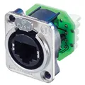 Neutrik etherCON Einbaubuchse RJ45 Metall Nickel, CAT5e