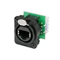 Neutrik etherCON Einbaubuchse RJ45 Metall schwarz CAT5e