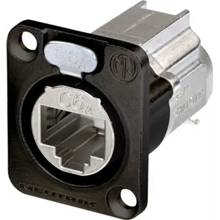 NEUTRIK, Contrik etherCON Einbaubuchse RJ45  schwarz CAT6A IDC