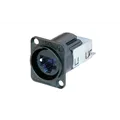 Neutrik etherCON Einbaubuchse CAT6 D-Serie Gehaeuse SW