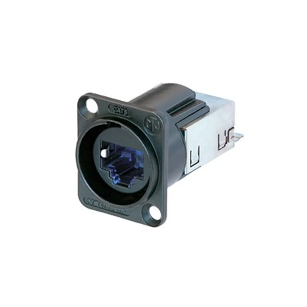 Neutrik etherCON Einbaubuchse CAT6 D-Serie Gehaeuse SW