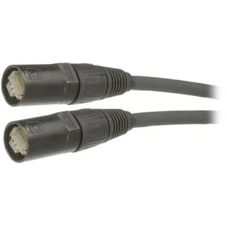 Neutrik 2m Patchkabel Etherflex CAT5e, sw, konfekt.