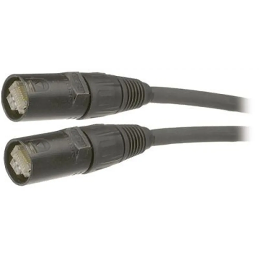 Neutrik 2m Patchkabel Etherflex CAT5e, sw, konfekt.
