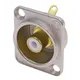 Neutrik Einbaubuchse Cinch D-Serie, nickel, weiss