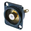 Neutrik Einbaubuchse Cinch D-Serie, schwarz, weiss