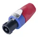 Neutrik Speakon Kabelbuchse 4pol. mit roter Tuelle