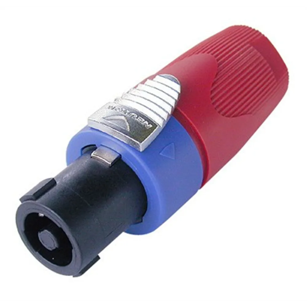 Neutrik Speakon Kabelbuchse 4pol. mit roter Tuelle