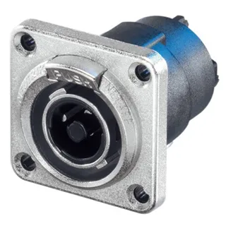 Neutrik Speakon Einbaustecker 4pol, nickel