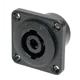 Neutrik Speakon Einbaustecker 4pol, schwarz