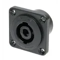 Neutrik Speakon Einbaustecker 4pol, schwarz
