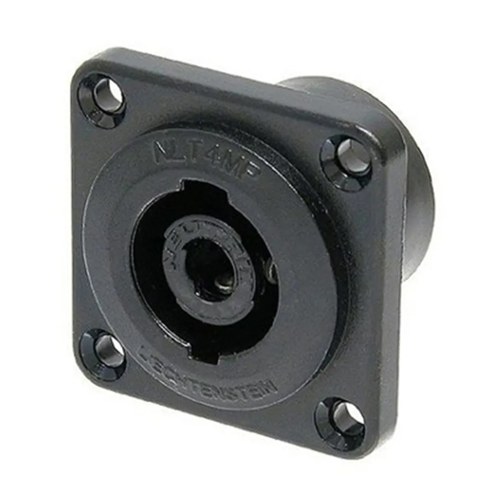 Neutrik Speakon Einbaustecker 4pol, schwarz