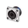 Neutrik Speakon Einbaustecker 8pol.nickel