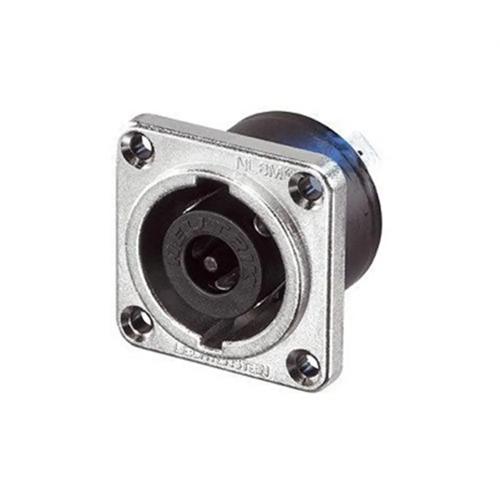 Neutrik Speakon Einbaustecker 8pol.nickel