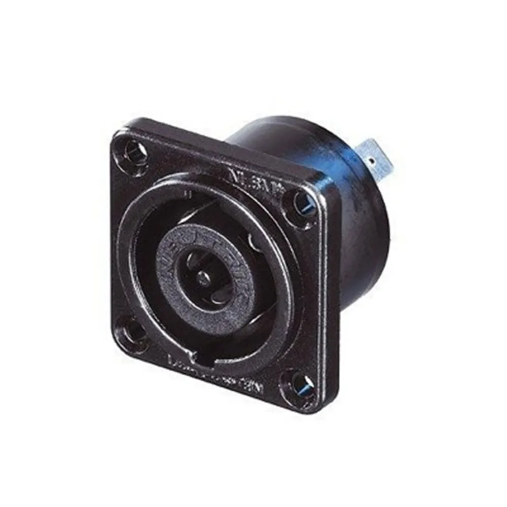 Neutrik Speakon Einbaustecker 8pol.schwarz