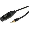 Neutrik Mik.-Kabel 3m ZNK 2,4-schwarz mit NC3FXX-BAG