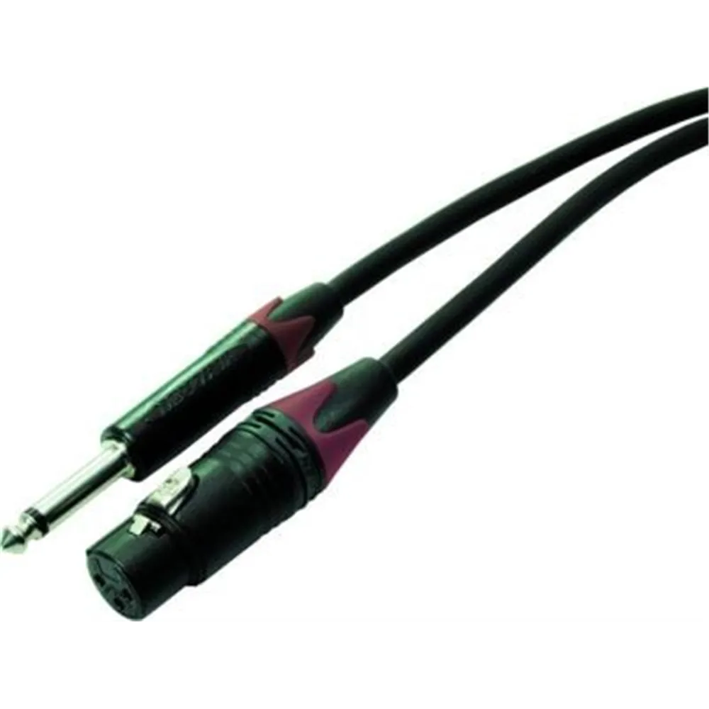 Neutrik Mic.-Kabel konf. 3FX,Plug rot