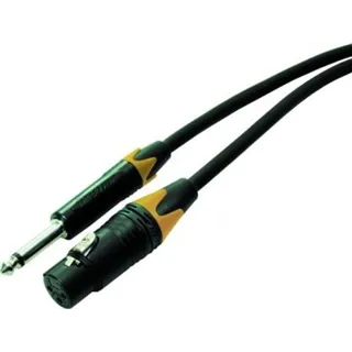 Neutrik Mik.-Kabel 3m 1x 3FX,Plug, Tuelle orange