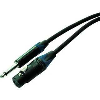 Neutrik Mic.-Kabel konf. 6m XLRF,Plug Tuellen blau asym.
