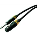 Neutrik Mic.-Kabel konf. 6m XLRF,Plug Tuellen gelb asym.