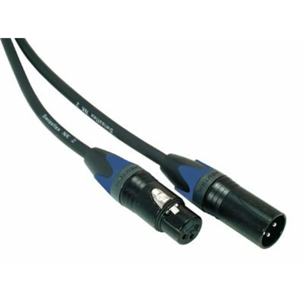 NEUTRIK, Contrik Mik.-Kabel sym. 10m 1x 3FX,3MX Tuelle blau