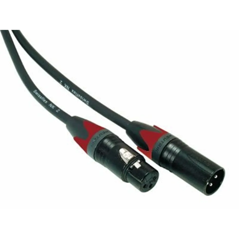 Neutrik Mic.-Kabel sym. 10m 1x 3FX,3MX Tuelle rot