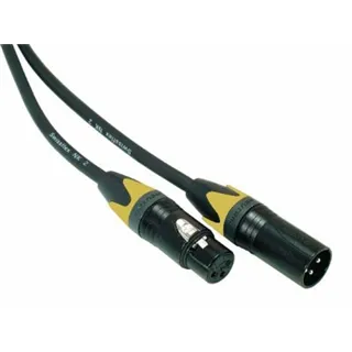 NEUTRIK, Contrik Mic.-Kabel konf. 10m XLR,XLR Tuelle gelb sym.