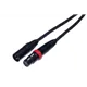 NEUTRIK, Contrik Mic.-Kabel konf. FXS-B,MX-B Tuellen schwarz sym.