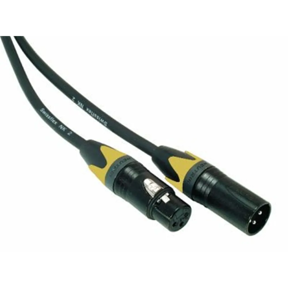 NEUTRIK, Contrik Mic.-Kabel konf. 6m XLR,XLR Tuellen gelb sym.