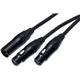 Neutrik Y-Kabel XLR, symetrisch,1x XLR M auf 2x XLR F
