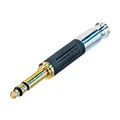 Neutrik Bantamstecker 4,4mm Hard-Goldkante schwarz