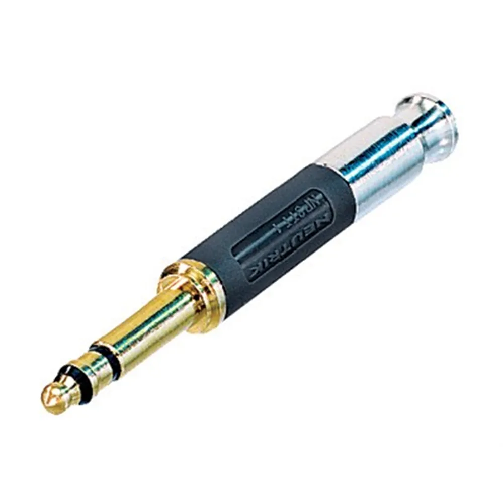 Neutrik Bantamstecker 4,4mm Hard-Goldkante schwarz