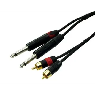 Neutrik 0,5m Siamkabel mit 2 x Cinch,2 x NP2X-BAG