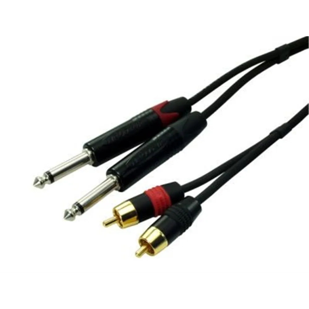 Neutrik 0,5m Siamkabel mit 2 x Cinch,2 x NP2X-BAG