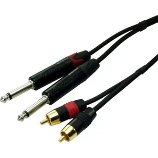 Neutrik 1,5m Siamkabel mit 2 x Cinch,2 x NP2X-BAG