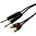 Neutrik 1,5m Siamkabel mit 2 x Cinch,2 x NP2X-BAG