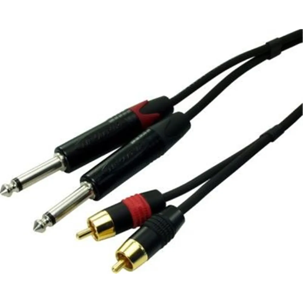 Neutrik 1,5m Siamkabel mit 2 x Cinch,2 x NP2X-BAG