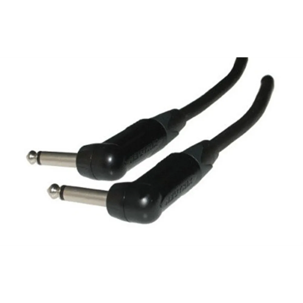 Neutrik Patchkabel sw 0,15m 2x Winkelstecker 90 Grad