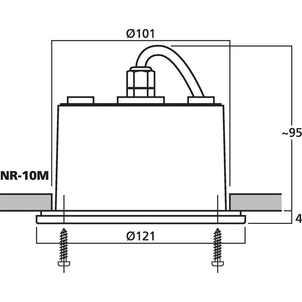 MONACOR Druckkammerlautsprecher