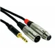 ROCKCABLE von Contrik Insertkabel 2m mit Plug 6,35mm stereo (RCIN2PSMXFX