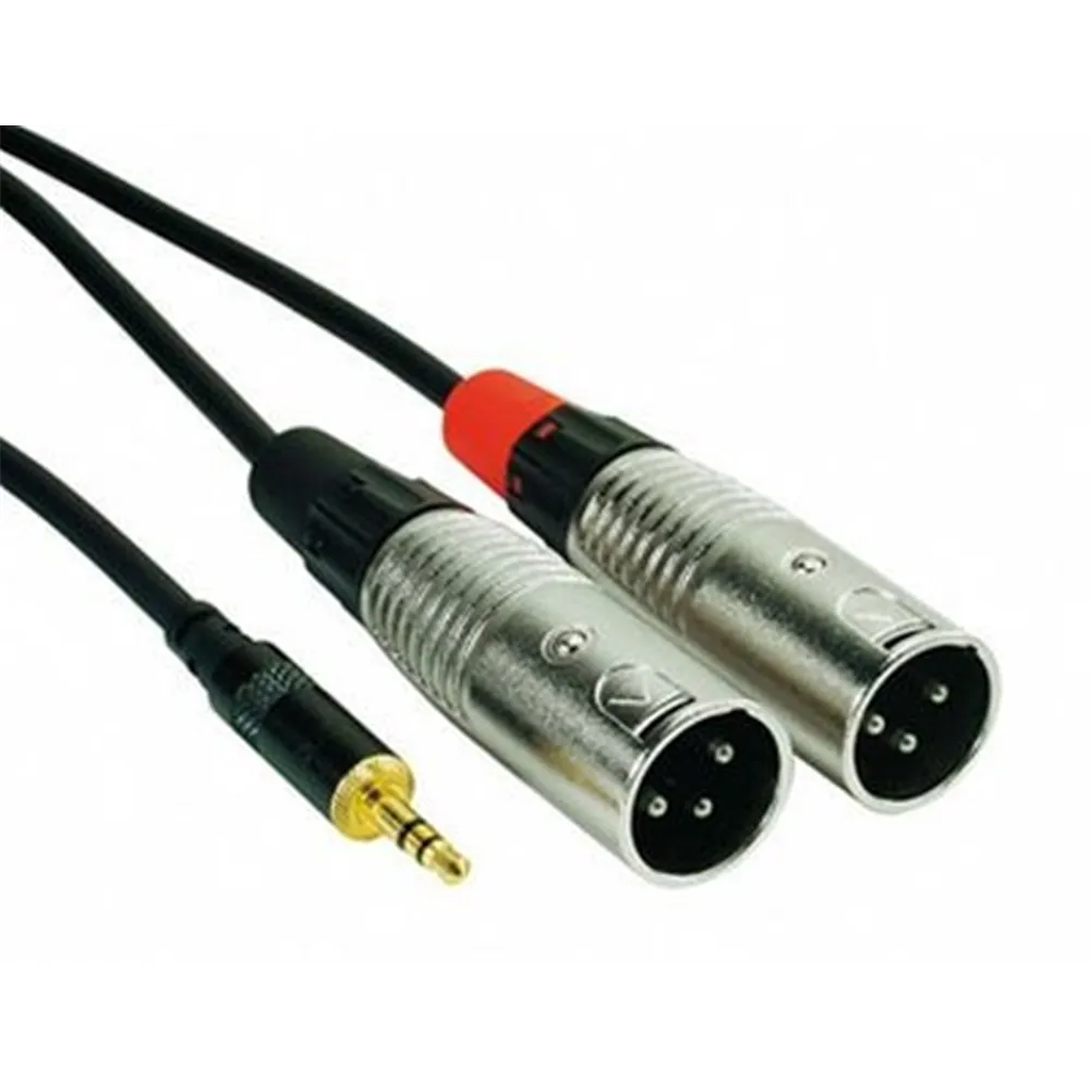ROCKCABLE von Contrik Insertkabel 2m mit Mini-Plug 3,5mm (RCIN2MPMX)