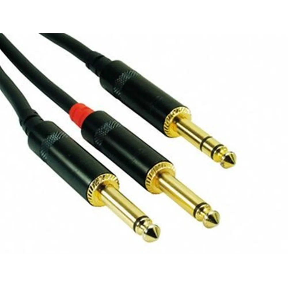 ROCKCABLE von Contrik Insertkabel 1m mit Plug 6,35mm stereo (RCIN1PSP)