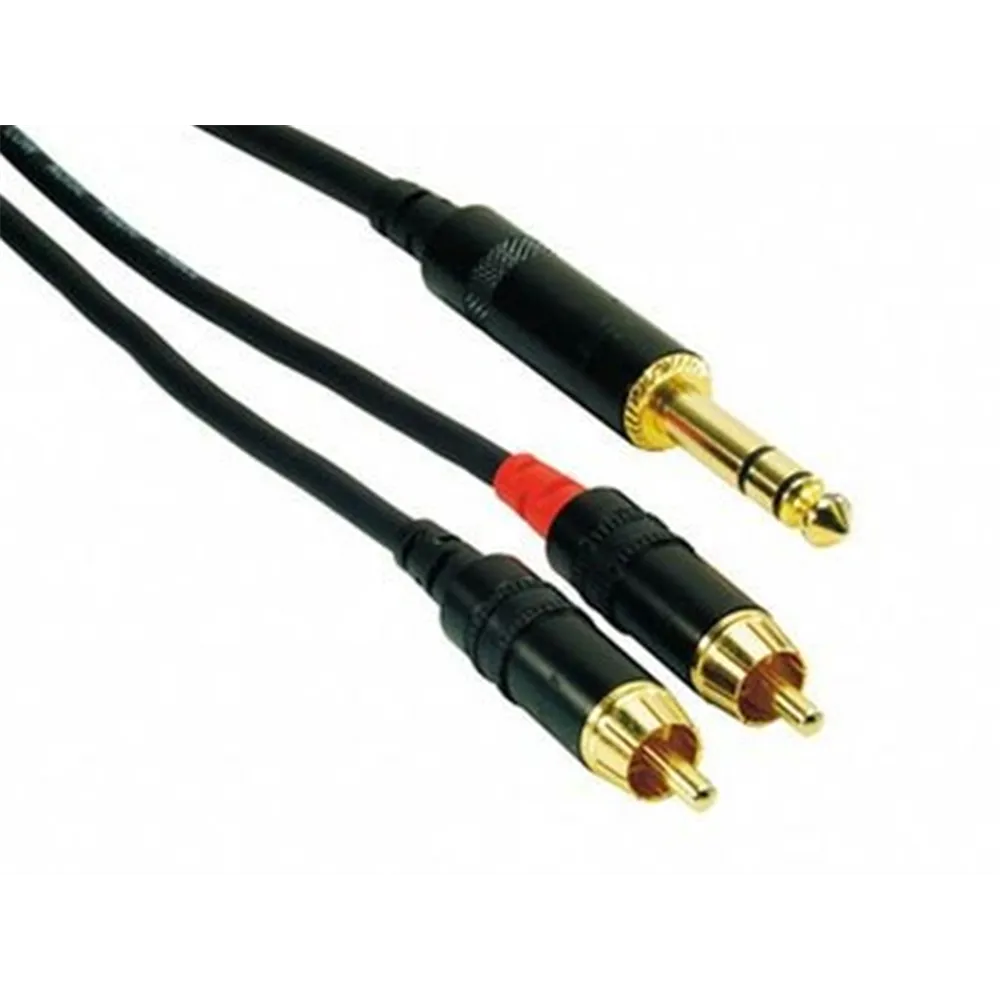 ROCKCABLE von Contrik Insertkabel 5m mit Plug 6,35mm stereo (RCIN5PSC)