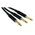 ROCKCABLE von Contrik Y-Kabel 0,3m mit Plug 6,35mm mono (RCY03PMP)