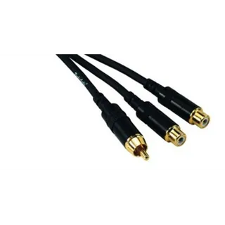 ROCKCABLE von Contrik Y-Kabel 0,3m mit Cinch-Stecker (RCY03CFC)