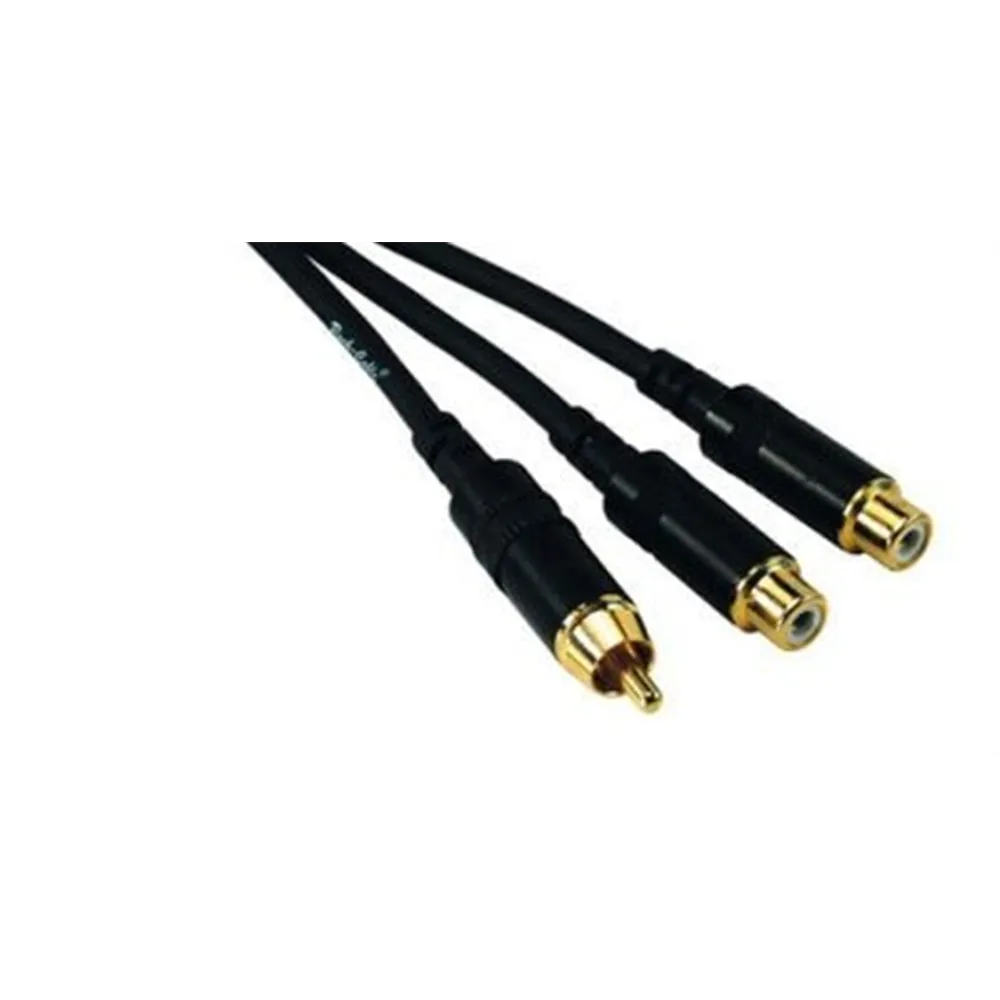 ROCKCABLE von Contrik Y-Kabel 0,3m mit Cinch-Stecker (RCY03CFC)