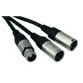 ROCKCABLE von Contrik Y-Kabel 0,3m mit 1 x XLR female (RCY03FXMXMX)